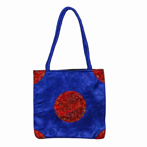 Tasche aus Seide, mit Glückssymbol, Handtaschen, Asiatisch, 6586 - zum Schließen ins Bild klicken